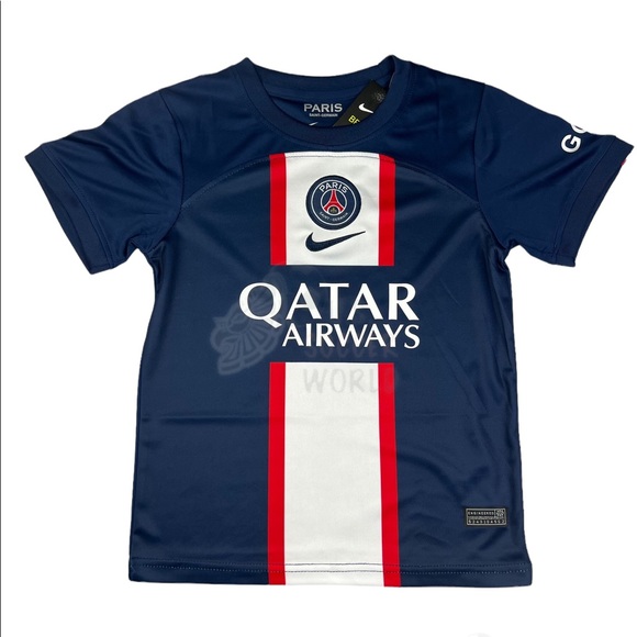 🌟 New 2022 Lionel MESSI #30 PSG Home KIDS Soccer Jersey Kit Paris - Picture 10 of 16